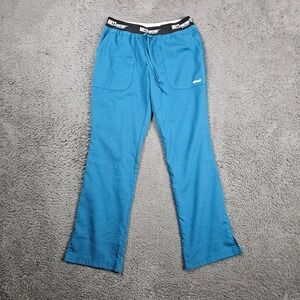 Greys Anatomy By Barco Active Teal Scrub Pants‎ Womens Size S Pockets